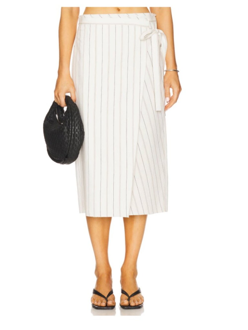 Vince Seedling Stripe Wrap Skirt NWT Size 4